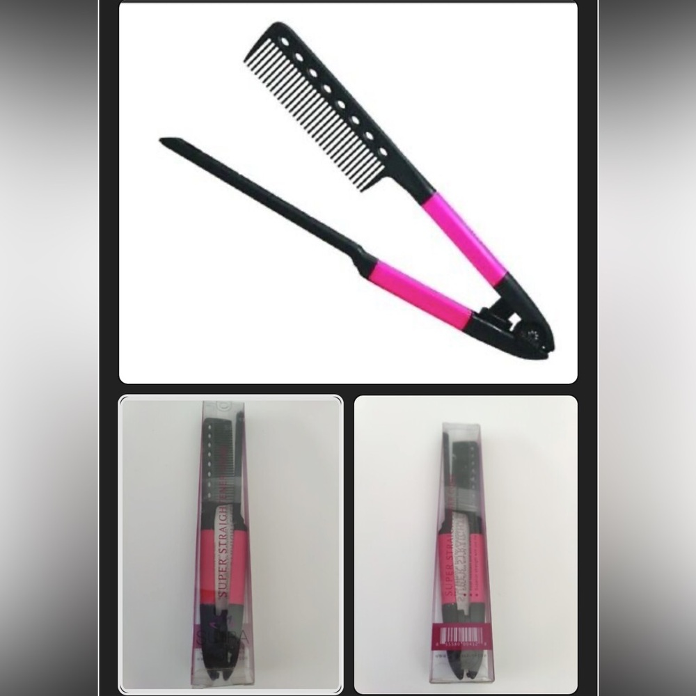 New Black and Pink Hair Styling Comb